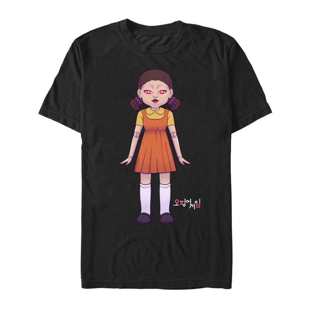 Squid Games Doll T Shirt Men’s Medium 38-40 NETFLIX